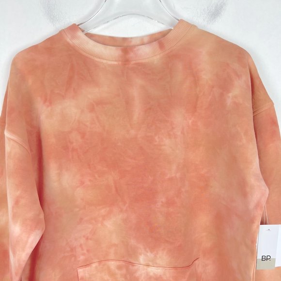 NWT BP Tie Dye Sweatshirt In Beige Tie Dye Cozy Pullover Size XS NEW - Picture 3 of 12